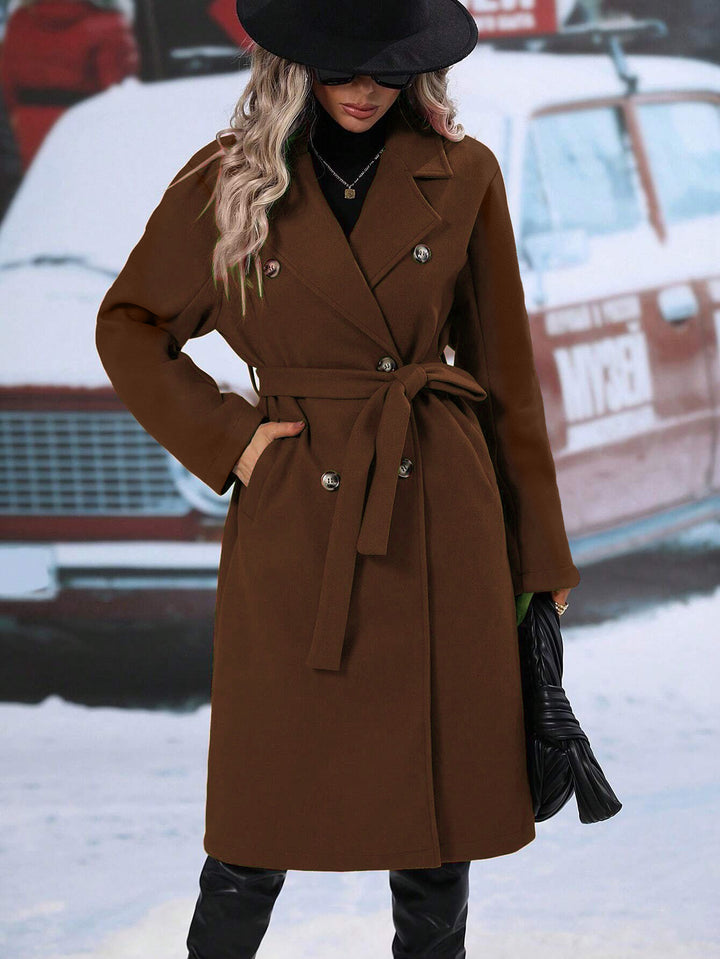 Bérénice | Manteau croisé ceinturé