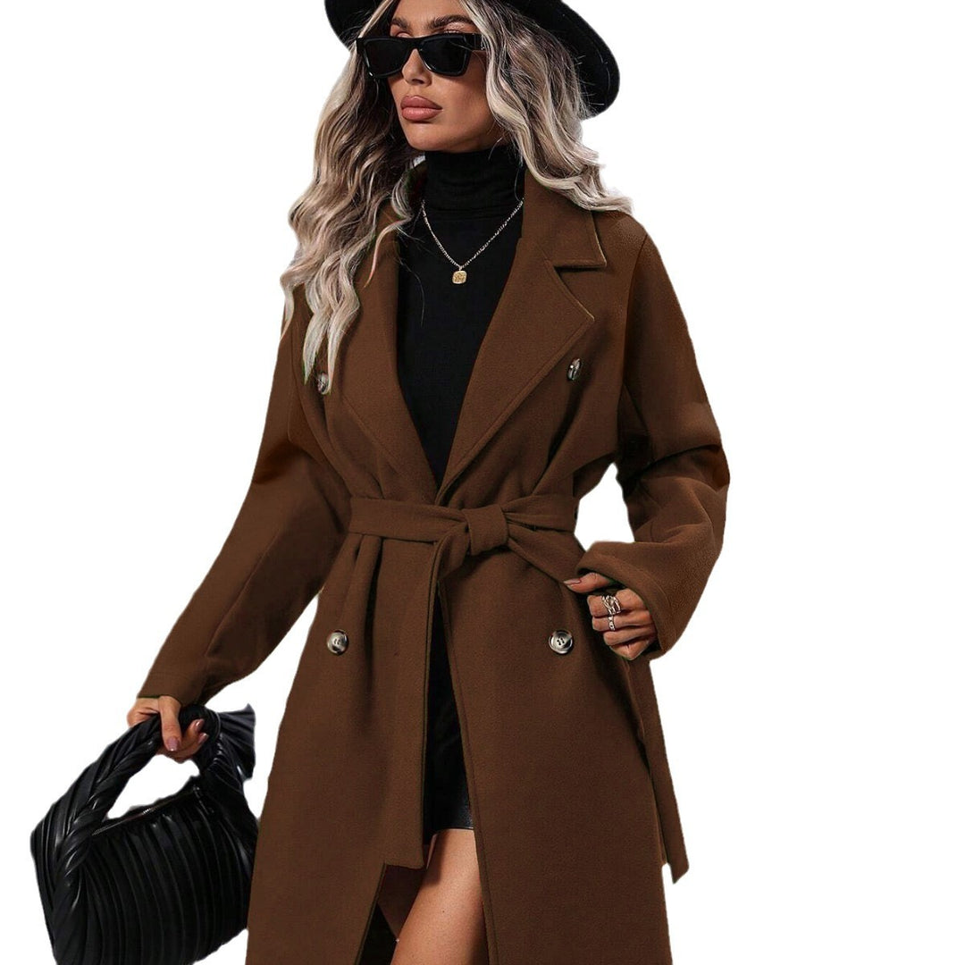 Bérénice | Manteau croisé ceinturé
