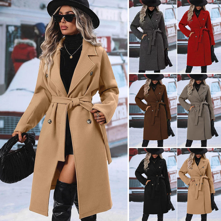 Bérénice | Manteau croisé ceinturé