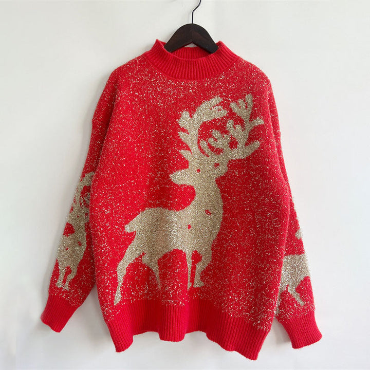 Pull En Tricot De Noël Décontracté