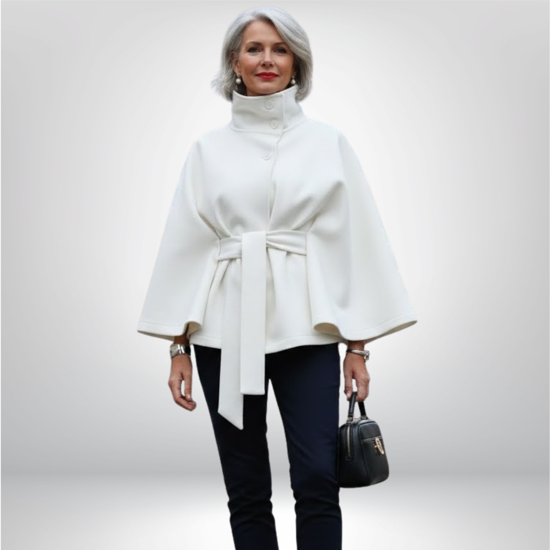 Amara™ | Cape Jacket avec Ceinture