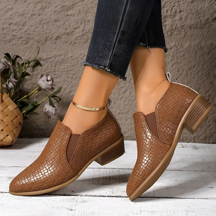 Alexia™ | Chaussures Oxford Orthopédiques en Cuir