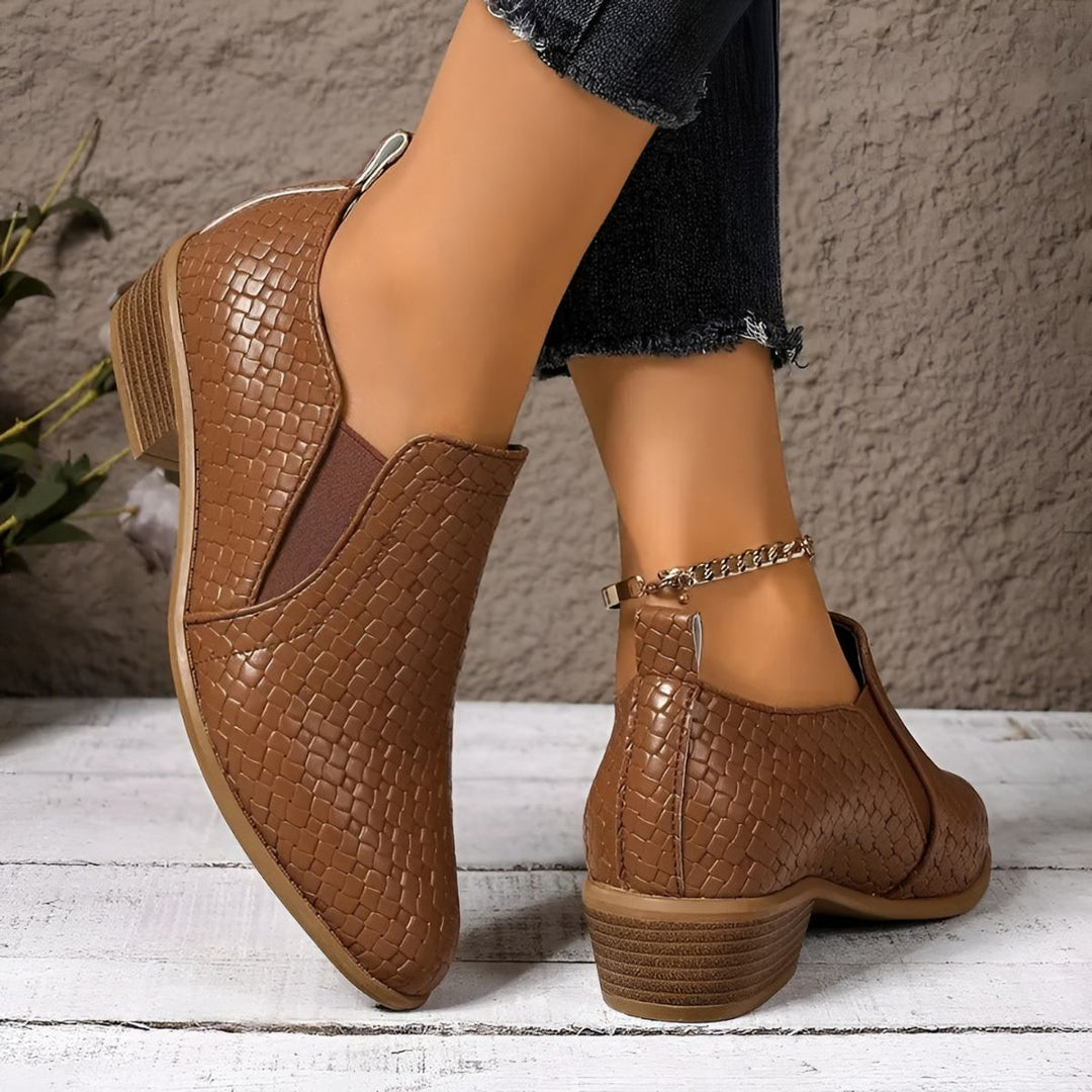 Alexia™ | Chaussures Oxford Orthopédiques en Cuir