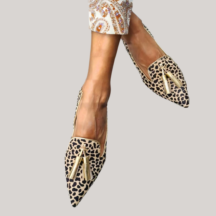 Maëlys™ - Mocassins Léopard Féminins