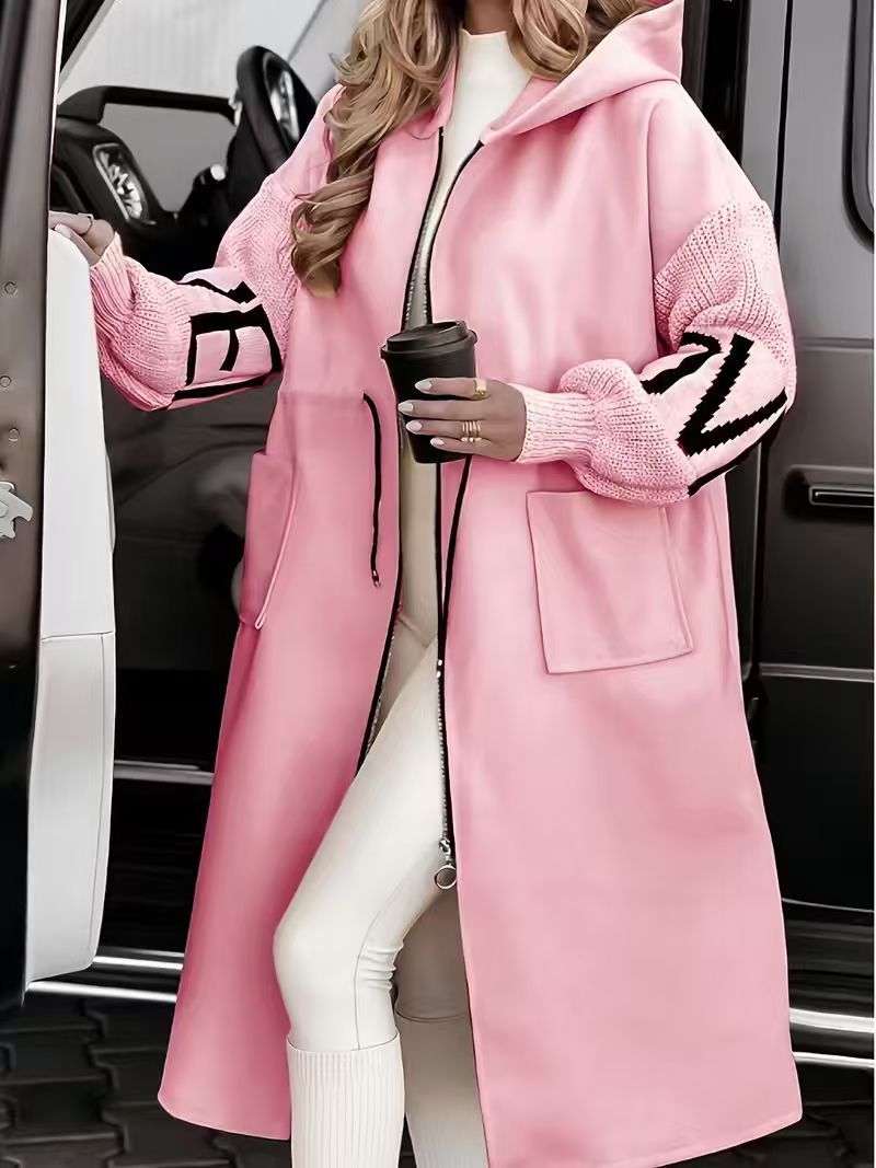 Seravia™ – Manteau Tricoté Long