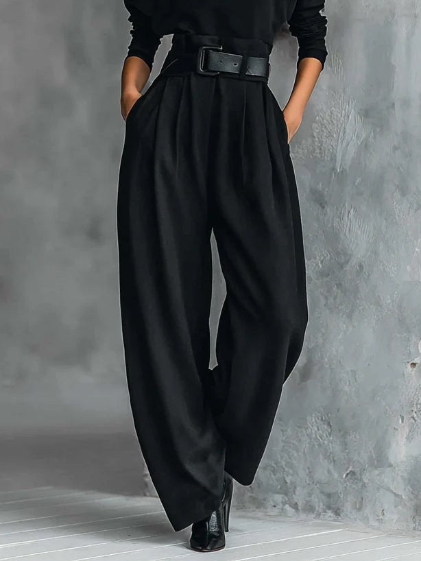 Ensemble col roulé & pantalon droit
