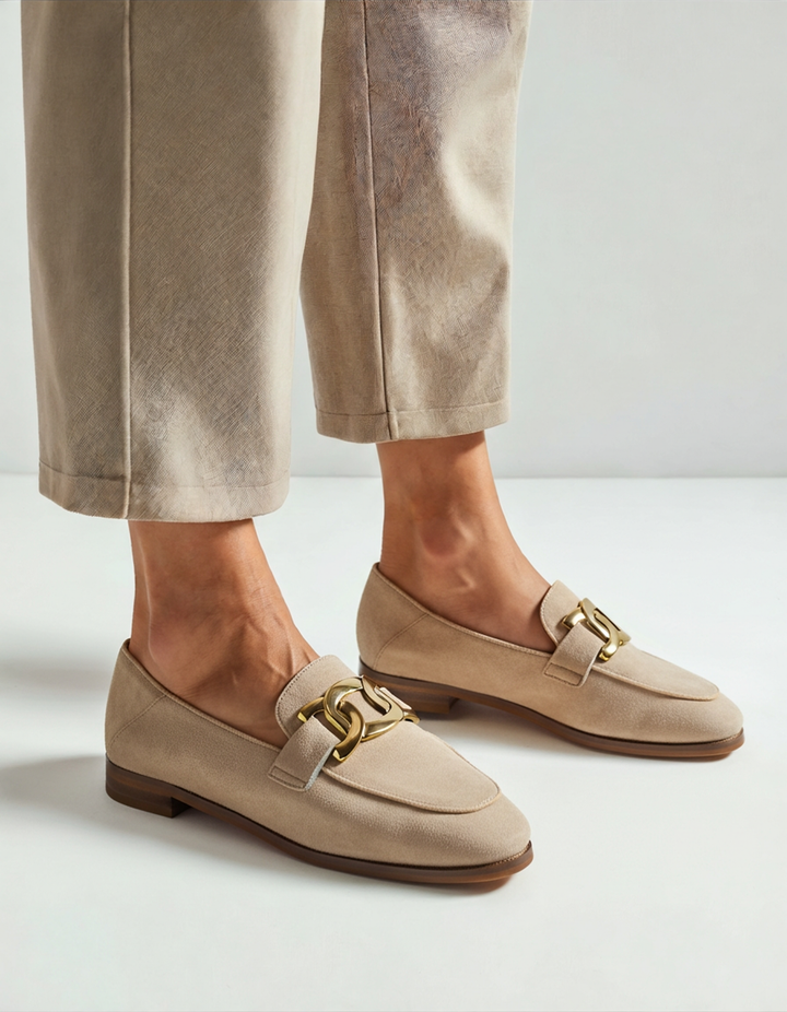 Adèle™ - Mocassins en Suède Élégant