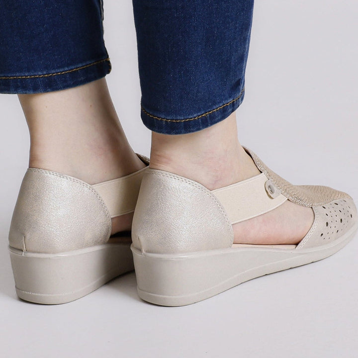 Eliane | Mocassin Orthopédiques compensé
