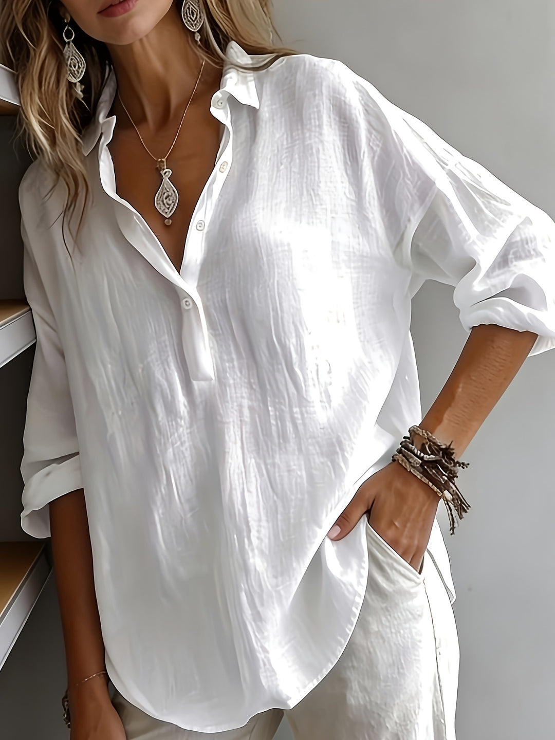 Blouse Lin Douce — L'Essentiel de l'Été