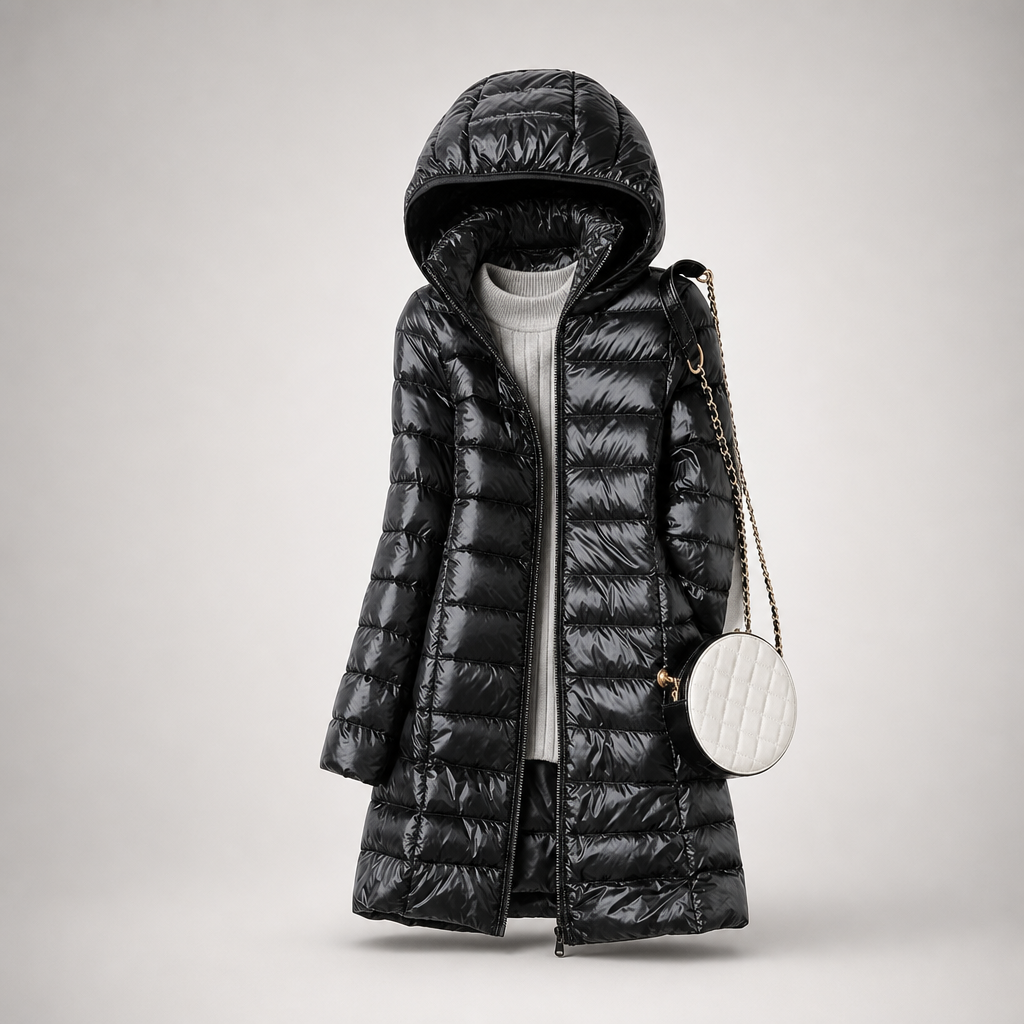 Hiver | Doudoune longue à capuche