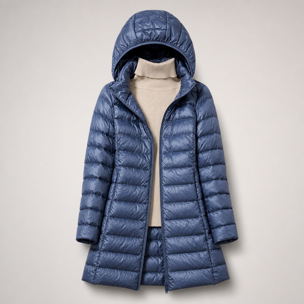 Hiver | Doudoune longue à capuche