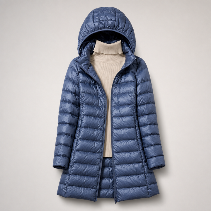 Hiver | Doudoune longue à capuche