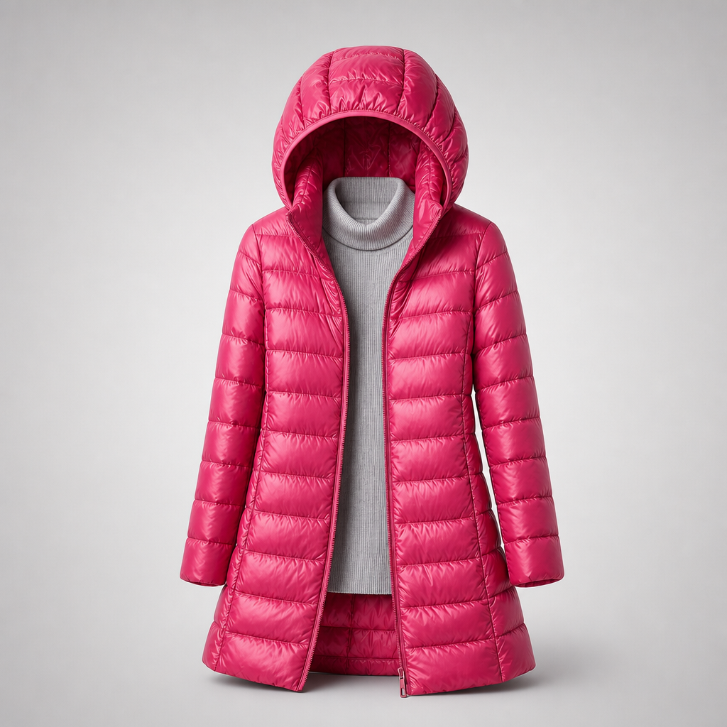 Hiver | Doudoune longue à capuche