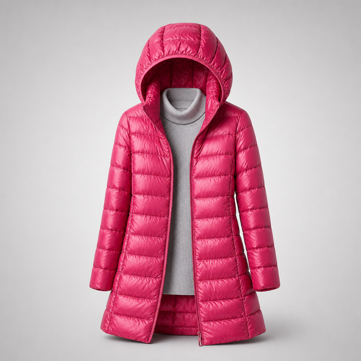 Hiver | Doudoune longue à capuche