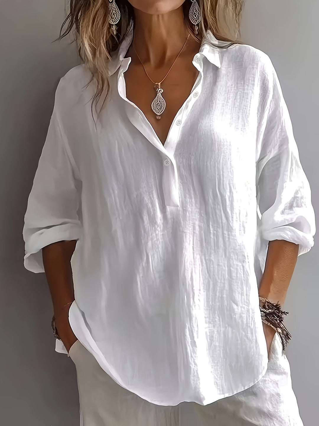 Blouse Lin Douce — L'Essentiel de l'Été