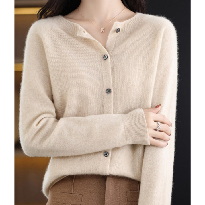 Adèle - Cardigan Élégant Maille Boutonné