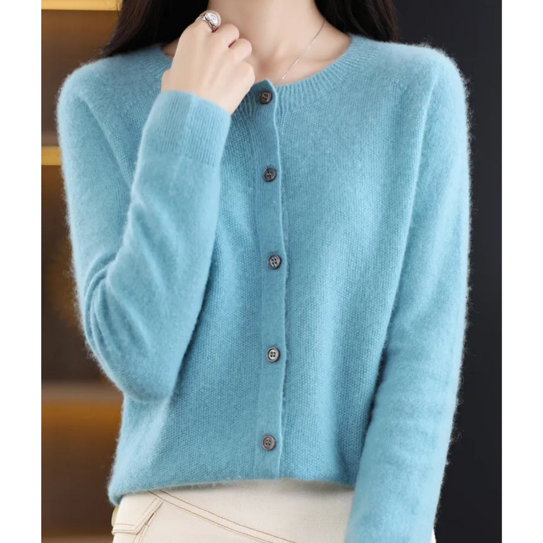 Adèle - Cardigan Élégant Maille Boutonné