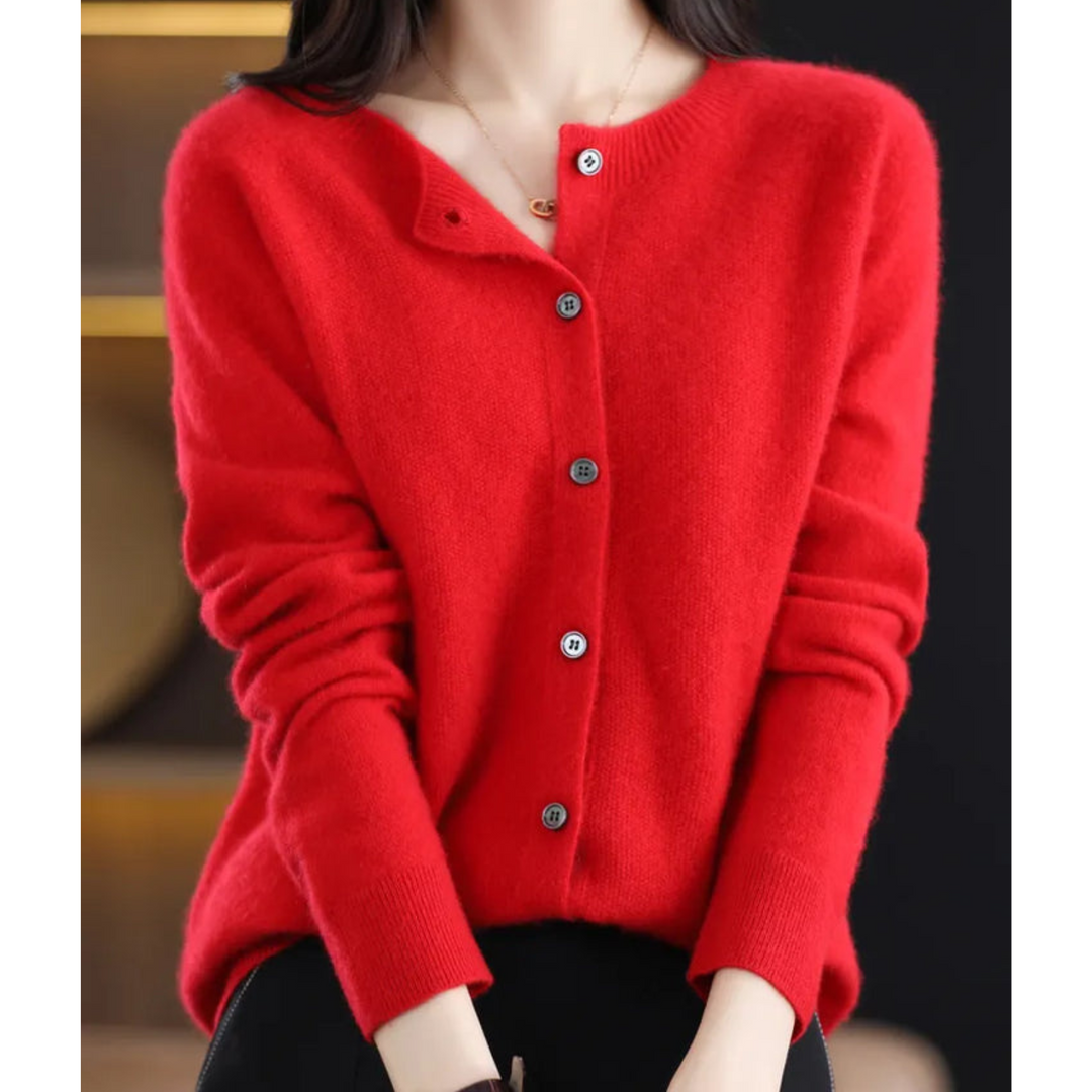 Adèle - Cardigan Élégant Maille Boutonné