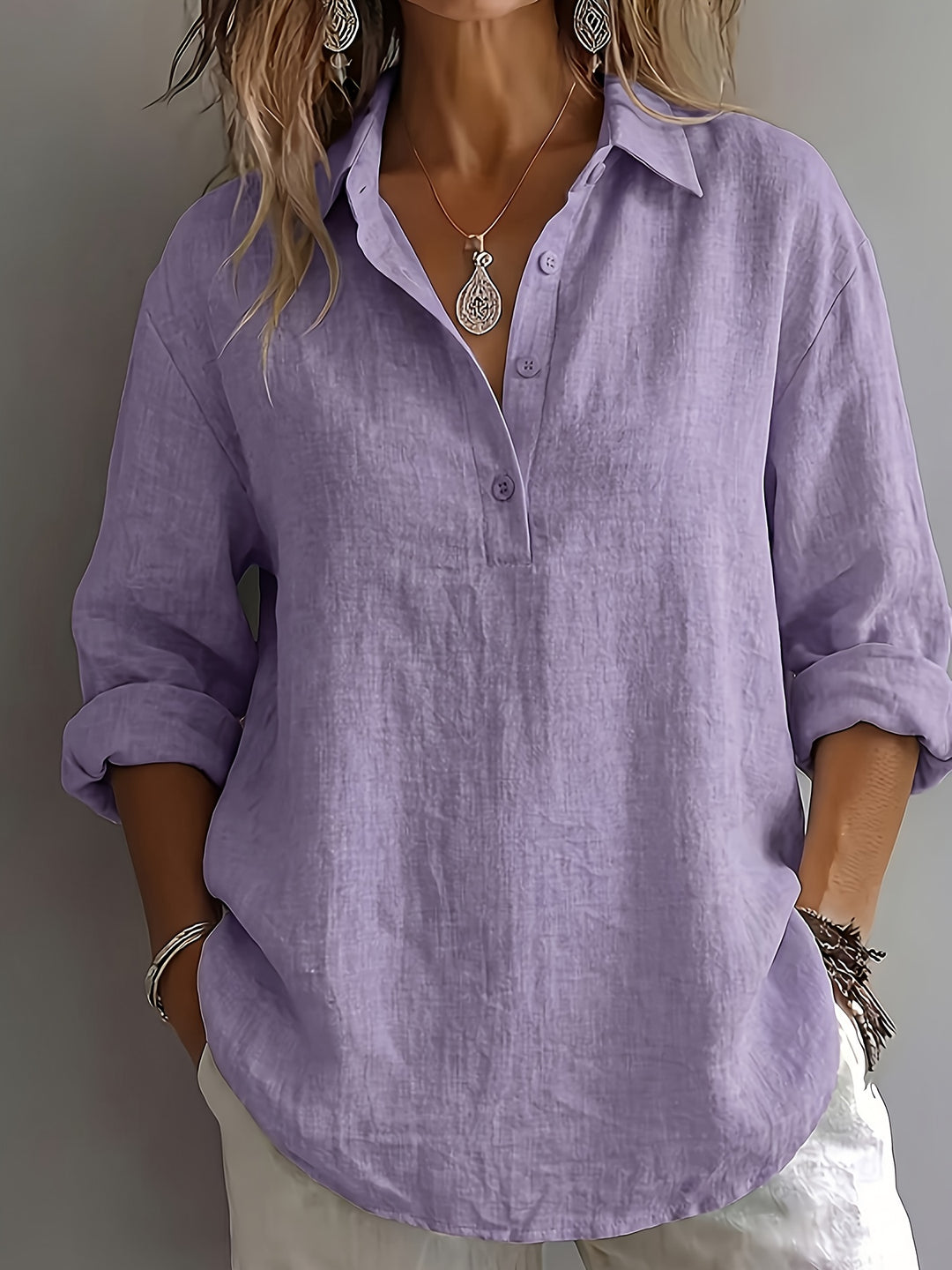 Blouse Lin Douce — L'Essentiel de l'Été
