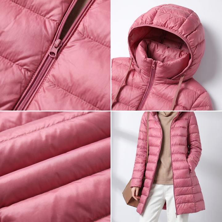 Hiver | Doudoune longue à capuche