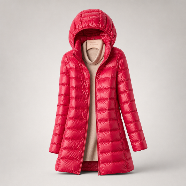 Hiver | Doudoune longue à capuche