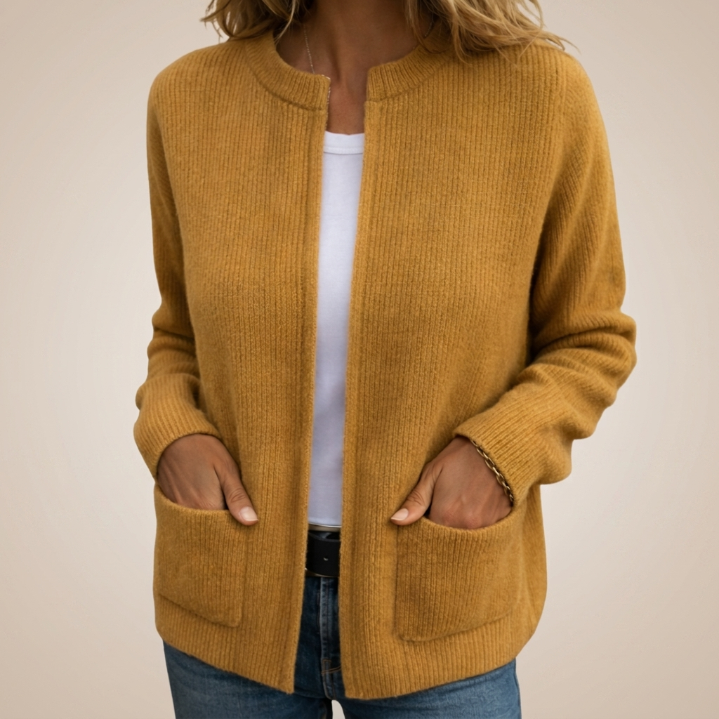Solange | Cardigan ouvert à poches