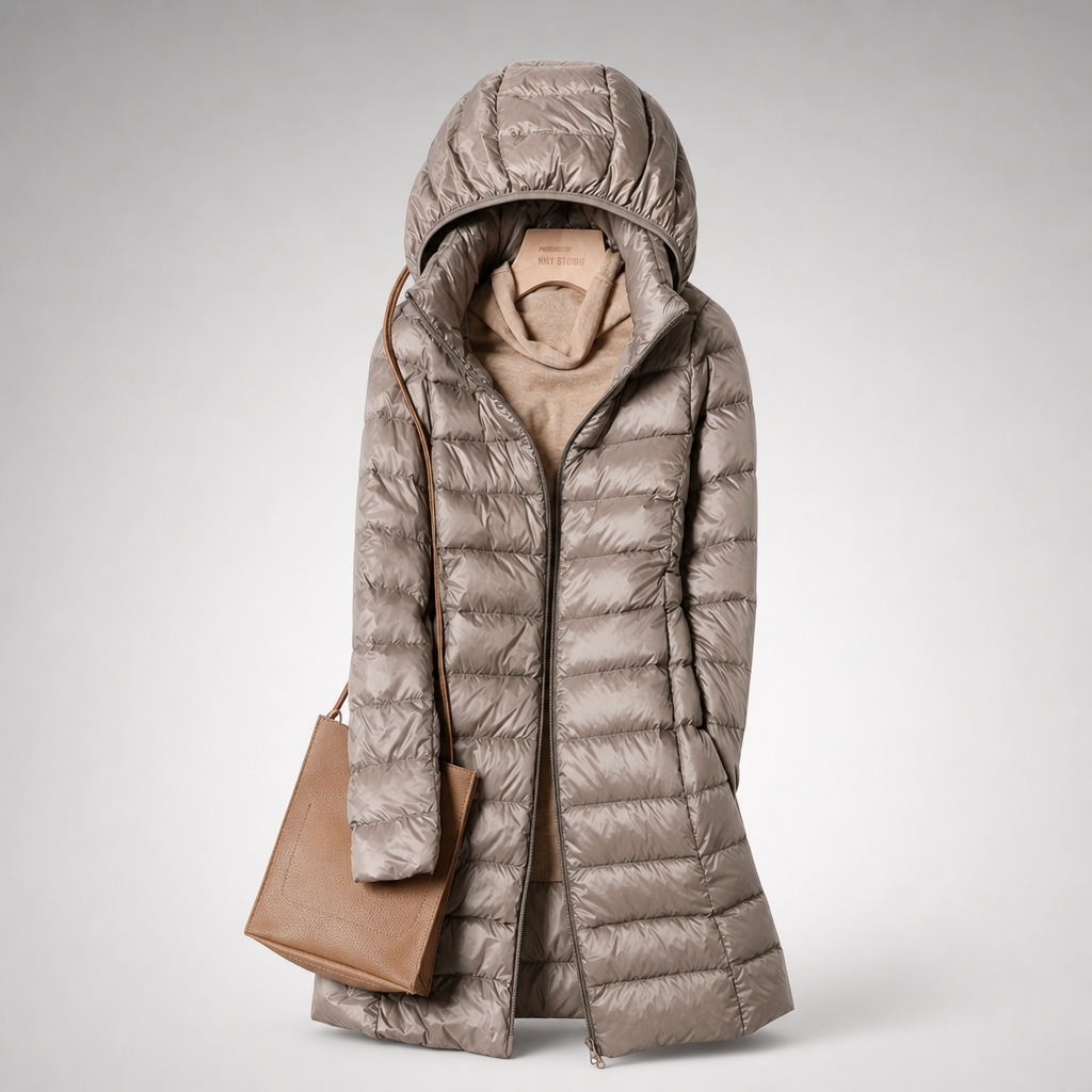 Hiver | Doudoune longue à capuche