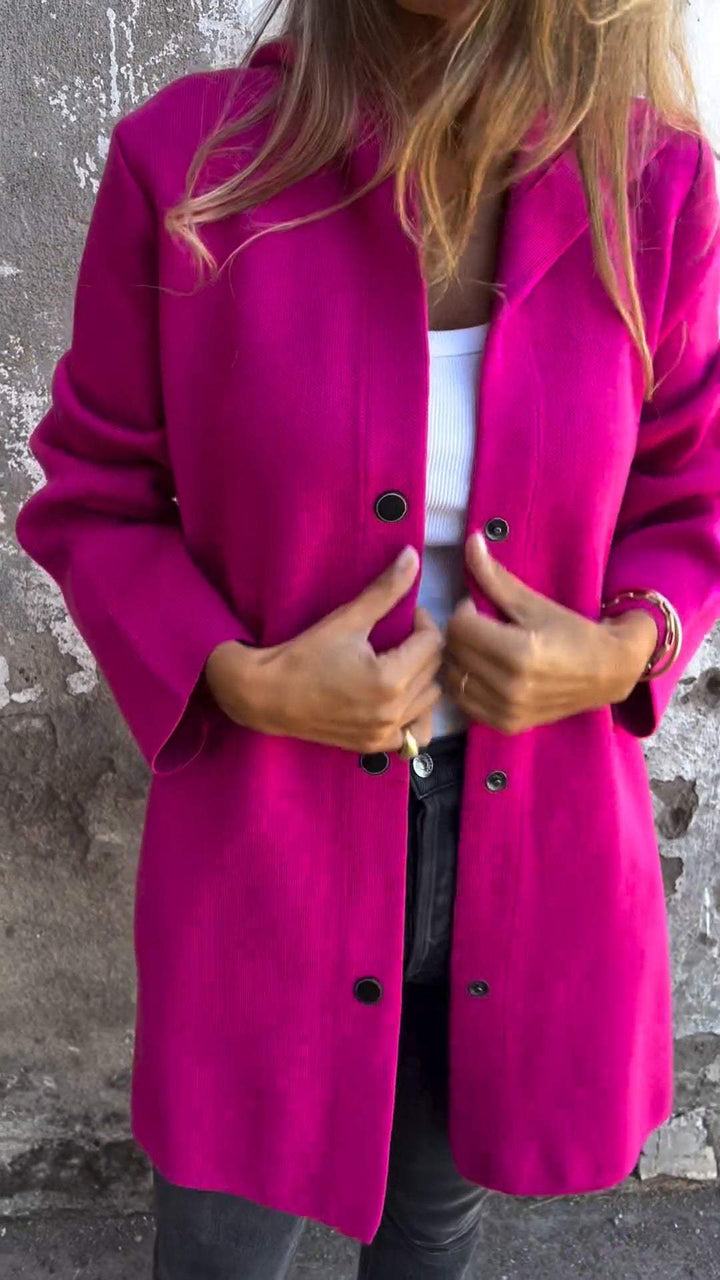 Liora™ | Gilet long Cozy Chic avec capuche