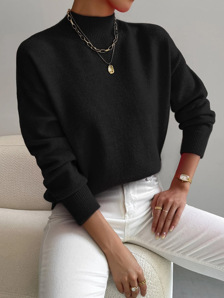 Madeleine | Pull col montant oversize