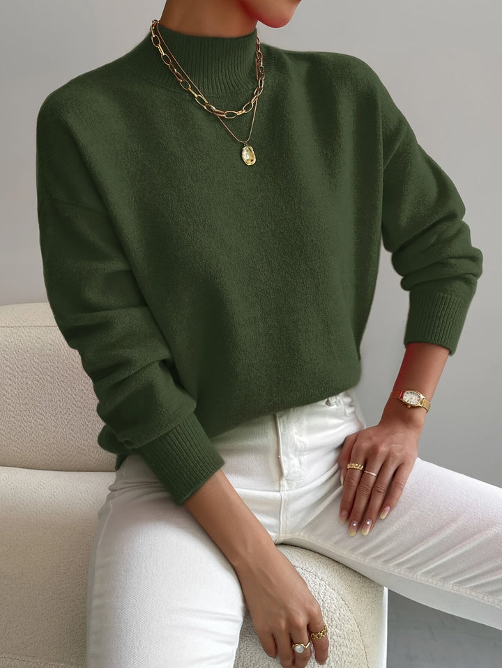 Madeleine | Pull col montant oversize