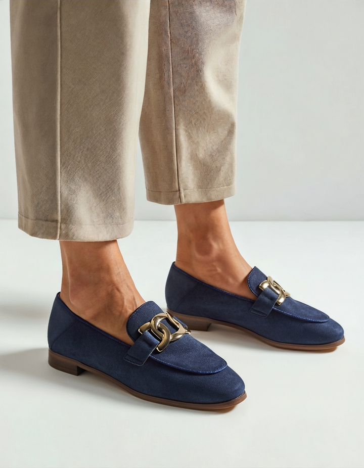 Adèle™ - Mocassins en Suède Élégant