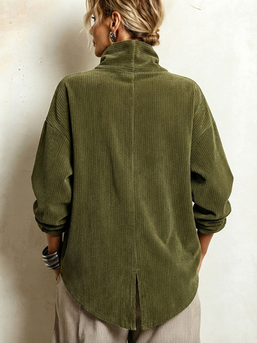 Margotte | Veste asymétrique à col drapé