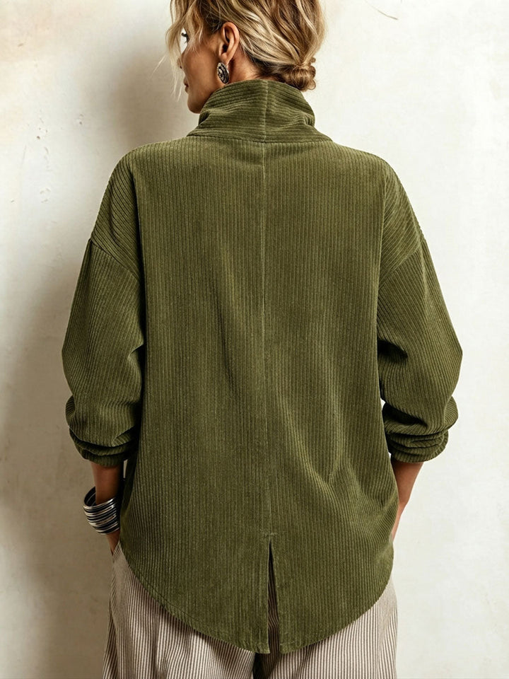 Margotte | Veste asymétrique à col drapé