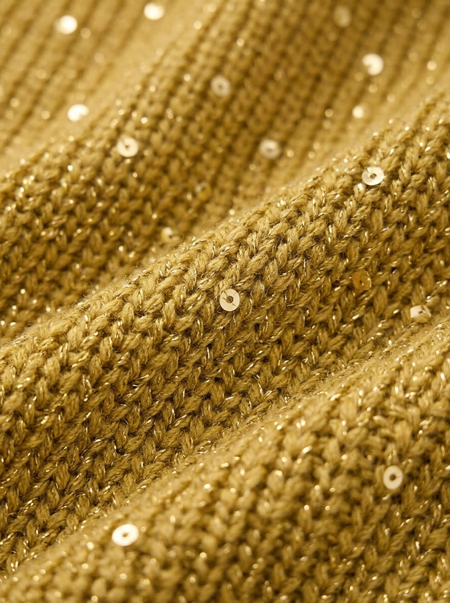 Hélène | Cardigan oversize à grands boutons dorés