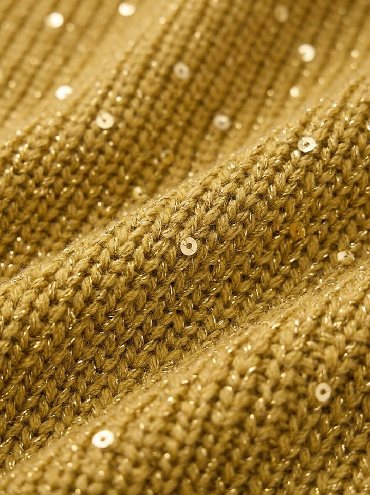 Hélène | Cardigan oversize à grands boutons dorés