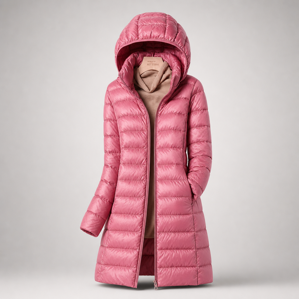 Hiver | Doudoune longue à capuche