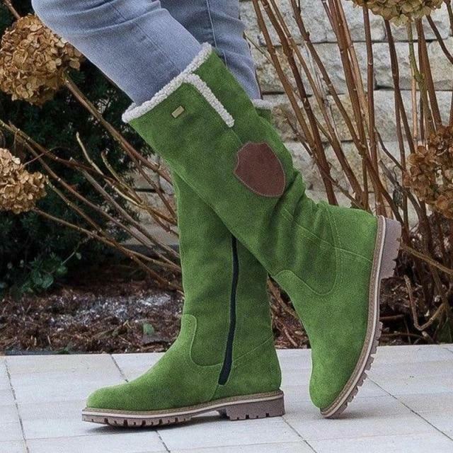 Bottes À Plateforme Vintage