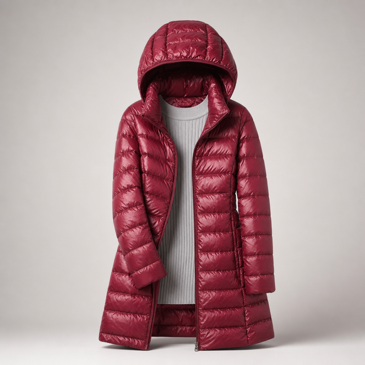 Hiver | Doudoune longue à capuche