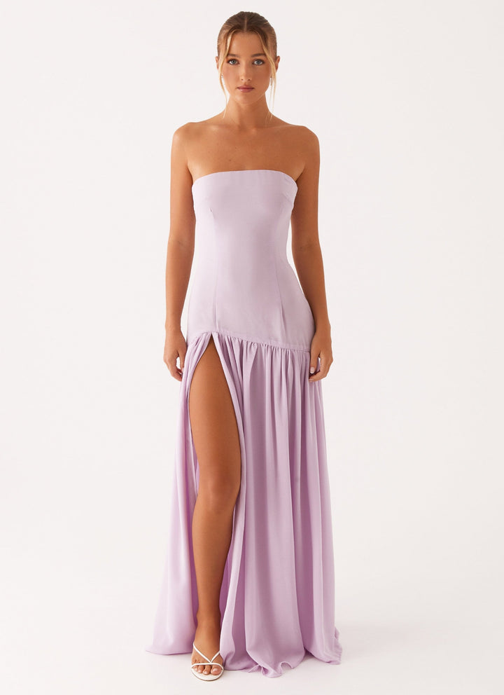 CLARA | ROBE LONGUE BUSTIER FLUIDE
