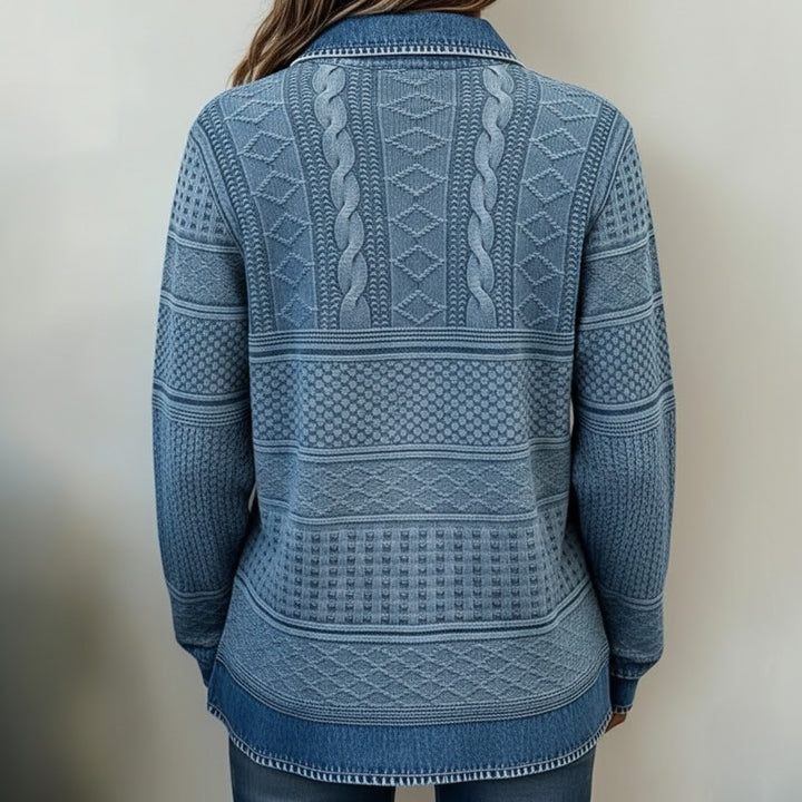 Blouse Décontractée Vintage