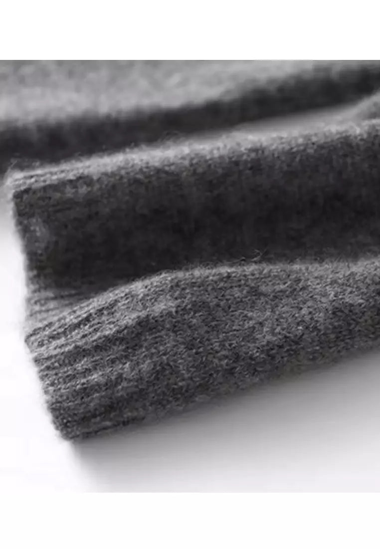 Adèle | Cardigan boutonné col asymétrique